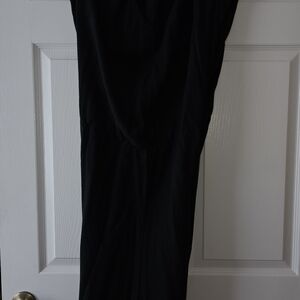 Jessica London Black Linen Blend Pants